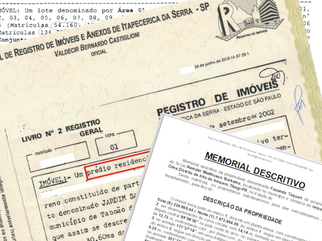 como enviar documentos para georreferenciamento