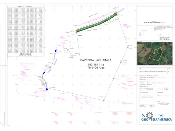 Planta Topográfica Planimétrica